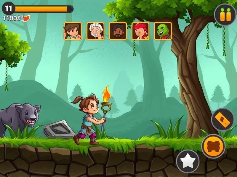Bheem Forest Runner Gameplay Screenshot